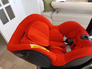 Silla Britax Romer dualfix i-size fire red
