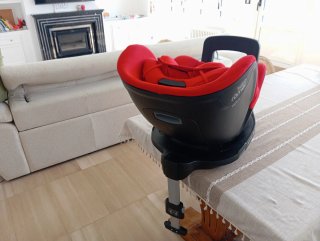 Silla Britax Romer dualfix i-size fire red