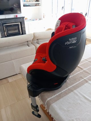 Silla Britax Romer dualfix i-size fire red