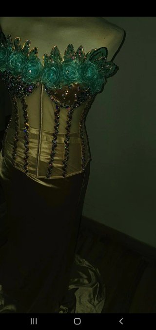 Vestido pedreria