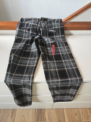 Pantalón sastre Pull&Bear Cuadros negro - Tal 38