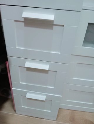 Comodín alto blanco ikea