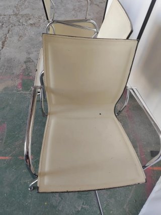 Juego de 3 Sillas de Oficina Giratorias