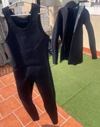 TRAJE BUCEAR 2 PIEZAS TALLA 46 M/L HOMBRE TRIBORD