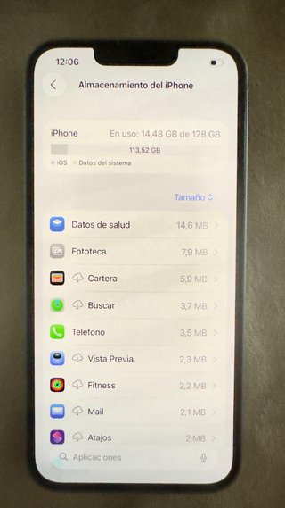 Iphone 14 de 128GB color azul
