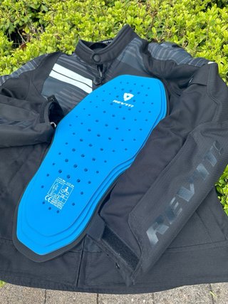 Chaqueta moto + espaldera