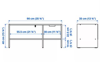 Mueble TV blanca Baggebo IKEA