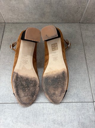 Zapatos bicolor de tacón de Patsy (modelo Belén)