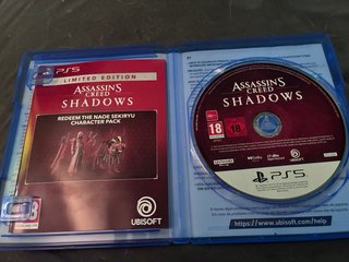 Assassin’s Creed Shadows PS5.