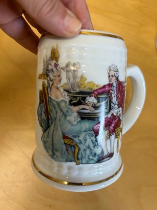 Set di brocca e 6 bicchieri per birra