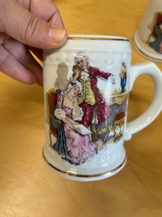 Set di brocca e 6 bicchieri per birra