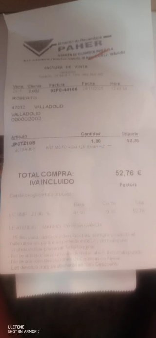 Batería JP MOTO