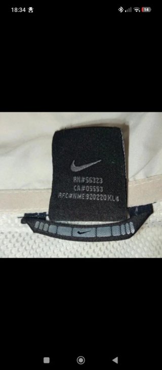 Chaqueta Valencia CF Vintage Nike XL Cortavientos