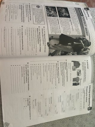 Workbook 1 Eso, usado con algunas paginas escritas