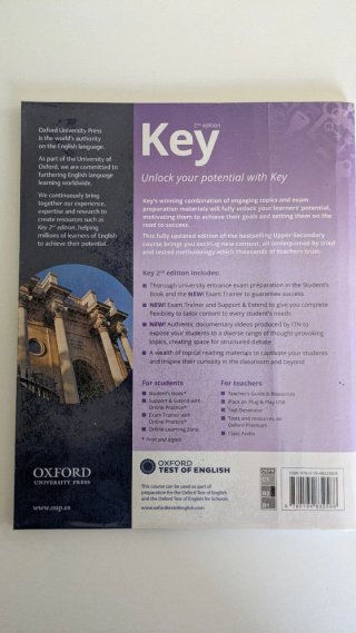 Key Bachillerato 2. Student Book. Oxford