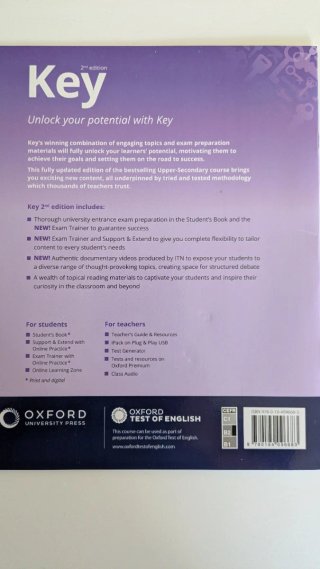 Key Bachillerato 2. Student Book. Oxford