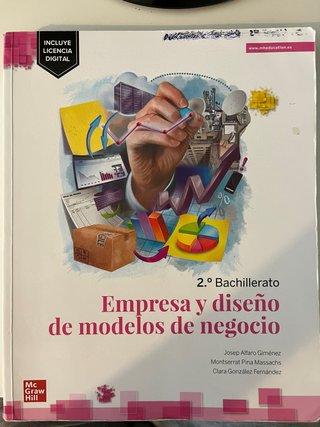 Libro de empresa y modelos de negocio 2do de bach