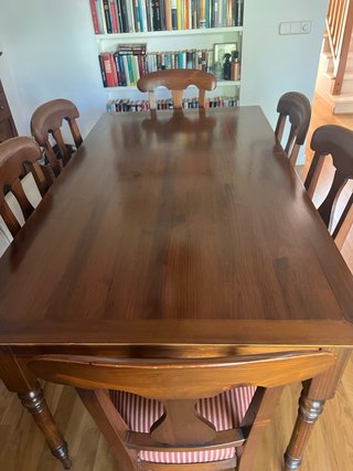 Comedor con 6 sillas y aperdor