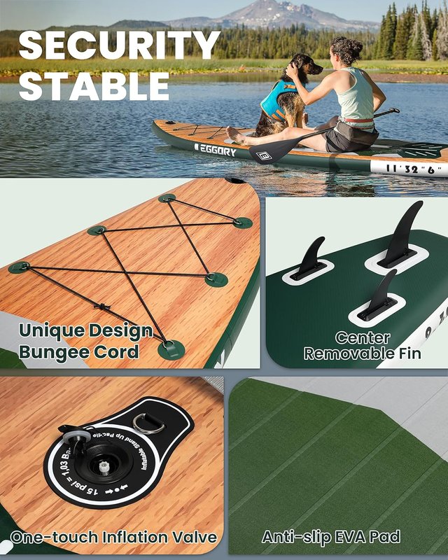 Tabla de Paddle Surf SUP 335cm madera