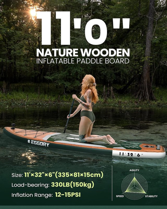 Tabla de Paddle Surf SUP 335cm madera