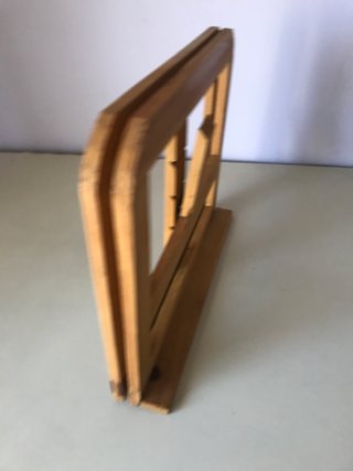 Atril de mesa, ajustable, de madera