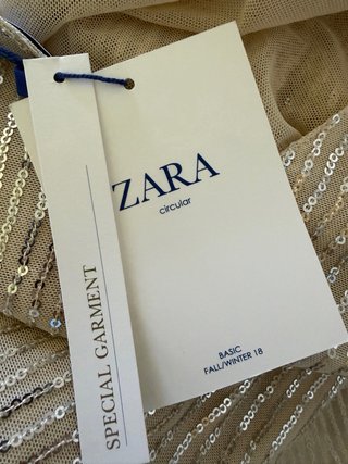 Vestido zara lentejuelas