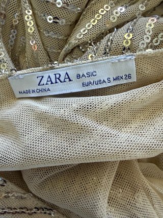 Vestido zara lentejuelas