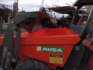AUSA D 175 RMS X4, un dumper de obra 4x4