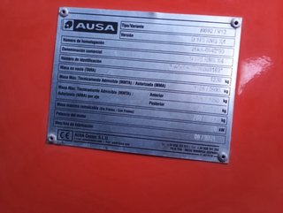 AUSA D 175 RMS X4, un dumper de obra 4x4