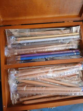 Vendo gran lote de material artístico profesional