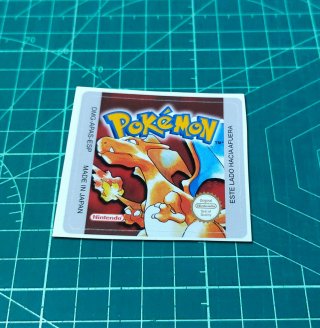 Pegatina Pokémon Rojo