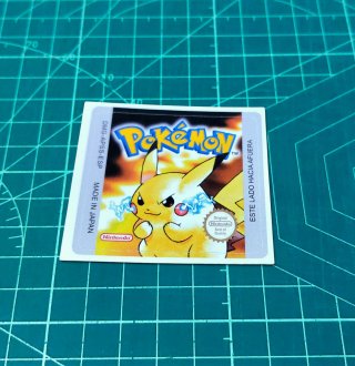 Pegatina Pokémon Amarillo