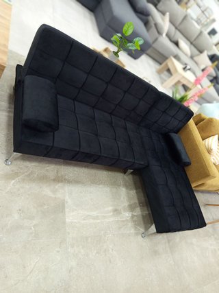 SOFA CHAISE LONGUE NEGRO