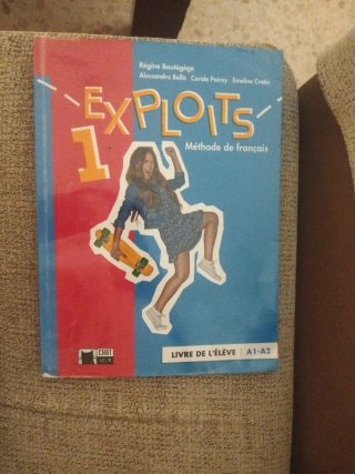 Exploits 1 méthode de français : livre de l'élè...