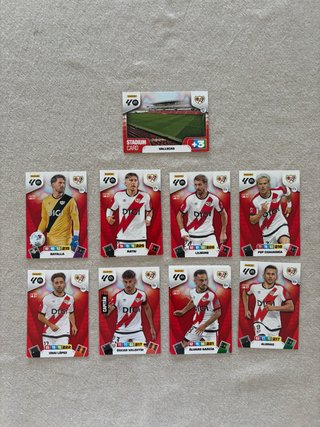Cartas Adrenalyn XL 2025/26 Rayo Vallecano