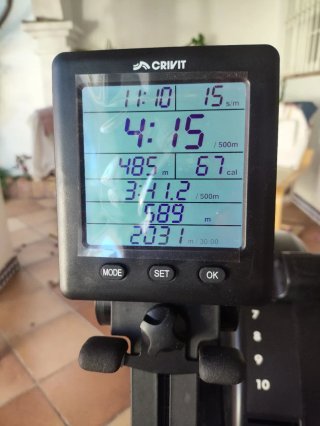 Máquina de remo profesional CRIVIT