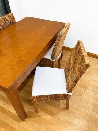 Conjunto de comedor mesa y 6 sillas