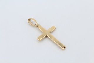 Colgante Cruz Oro 18 kilates. Ref:043-03-00240.