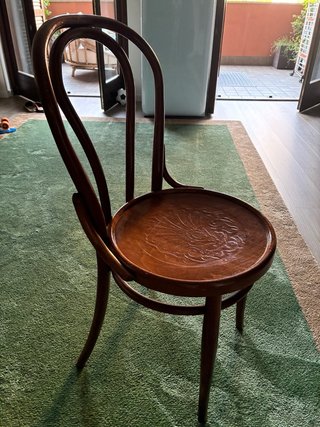 Tavolo cucina italiano legno massello 50’ 4 sedie