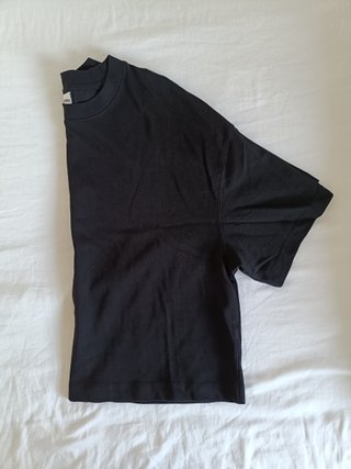 Bershka Camiseta Ancha Negra