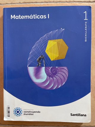 libro Matemáticas I, 1 Bachillerato