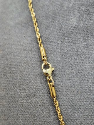 Medalla acero chapado oro GRABADO INCLUIDO