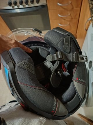 Casco ls2 jet carbono talla l