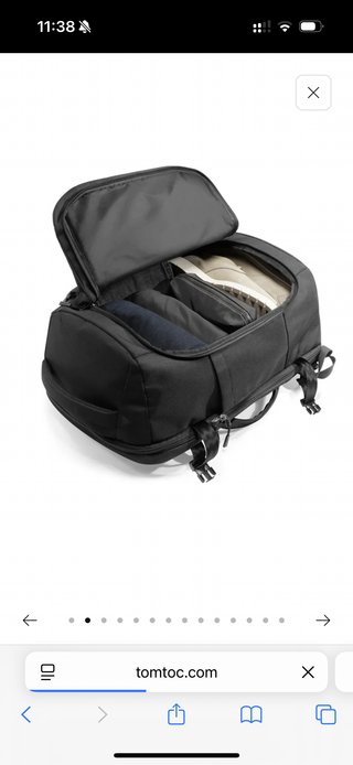 Mochila tomtoc 40 litros