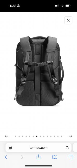 Mochila tomtoc 40 litros