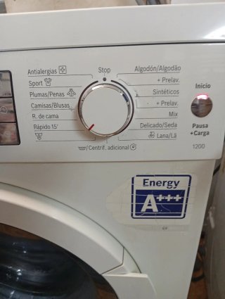Lavadora Bosch de 8kg