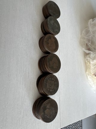 59 Monedas 10 cts Alfonso XII 1877 1878 1879