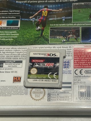 Pes 2011 3D per nintendo 3ds