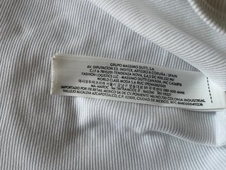 Camiseta blanca Massimo Dutti
