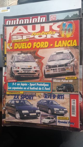 Revista Auto Hebdo Sport año 1992